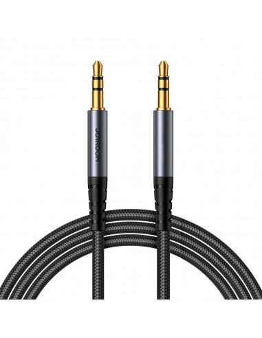 Audio kabelis Joyroom SY-A08 3,5mm to 3,5mm 1.2m juodas