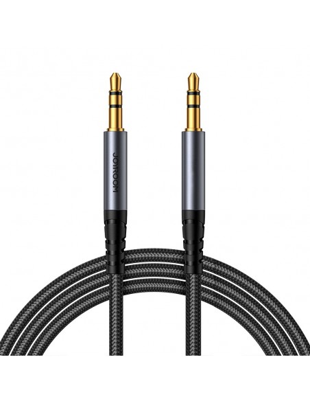 Audio kabelis Joyroom SY-A08 3,5mm to 3,5mm 1.2m juodas
