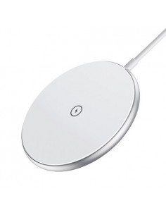 Magnetinis bevielis įkroviklis CHOETECH, 15W, baltas