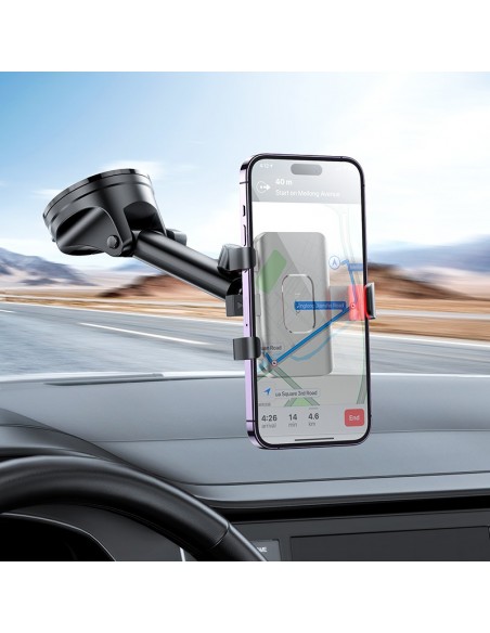 Automobilinis telefono laikiklis Hoco H22 juodas