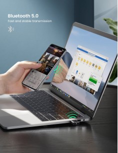 Bluetooth adapteris Ugreen CM390 Bluetooth 5.0 juodas 2