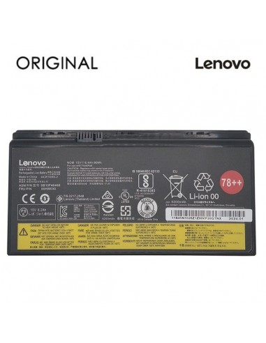 Nešiojamo kompiuterio baterija LENOVO 00HW030, 6400mAh, Original