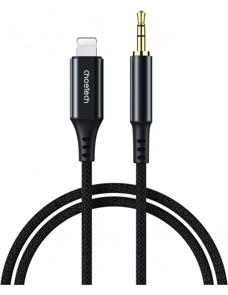 Audio kabelis Choetech AUX009 Lightning to 3,5mm juodas