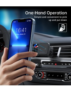 Automobilinis telefono laikiklis Choetech H042 juodas 2