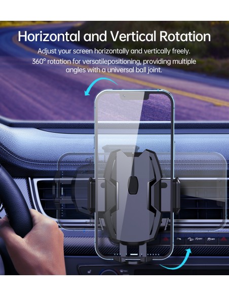 Automobilinis telefono laikiklis Choetech H043 juodas