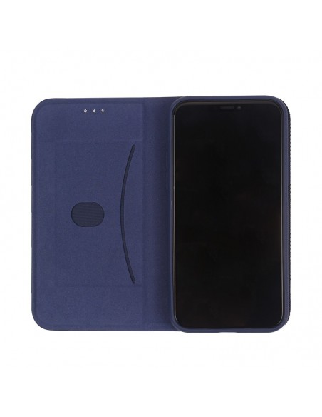 Dėklas Smart Senso Xiaomi Redmi 13C/Poco C65/Poco M6 5G tamsiai mėlynas