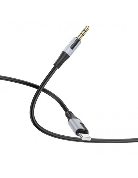Audio kabelis Borofone BL19 USB-C to 3,5mm juodas
