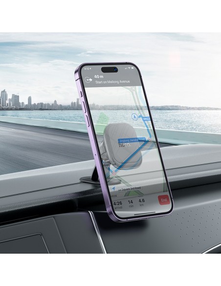 Automobilinis telefono laikiklis Hoco H30 tvirtinamas ant prietaisų skydelio magnetinis