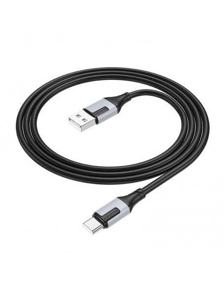 USB kabelis Borofone BX101 USB-A to USB-C 1.0m juodas