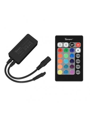 SONOFF L2-C išmanusis LED RGB juostos valdiklis su nuotolinio valdymo pultu, Wi-Fi, Bluetooth