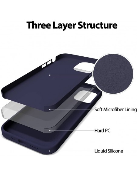 Dėklas Mercury Silicone Case Samsung S928 S24 Ultra tamsiai mėlynas