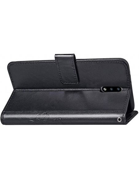 Dėklas Flower Book Samsung A155 A15 4G/A156 A15 5G juodas