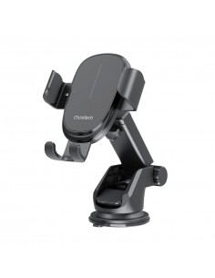 Automobilinis laikiklis-įkroviklis Choetech T203-F 15W Gravity Car Charger Holder juodas