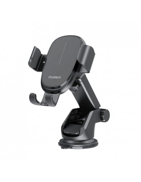 Automobilinis laikiklis-įkroviklis Choetech T203-F 15W Gravity Car Charger Holder juodas