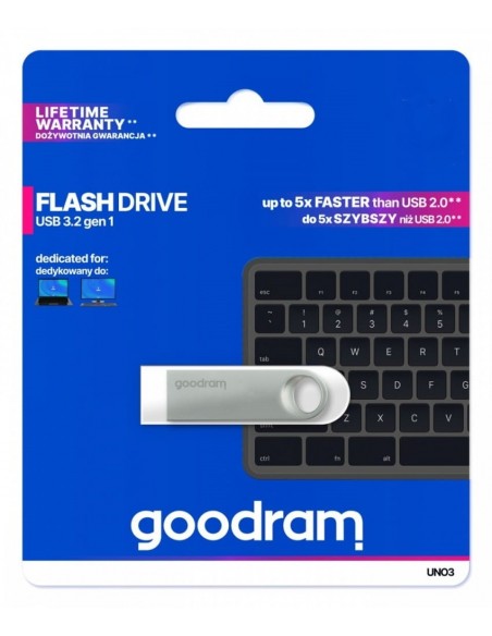 Atmintinė Goodram UNO3 64GB USB 3.2 gen.1