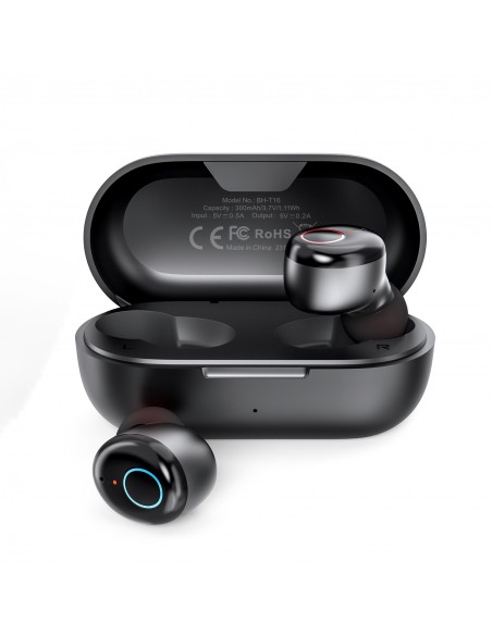 Belaidės ausinės Choetech BH-T16 Hi-Fi Bean TWS juodos