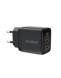 Kroviklis CHOETECH GaN 2xUSB Type-C: 35W, PD