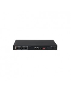 PoE šakotuvas 1000Mbps 16portu+2G uplink + 2SFP