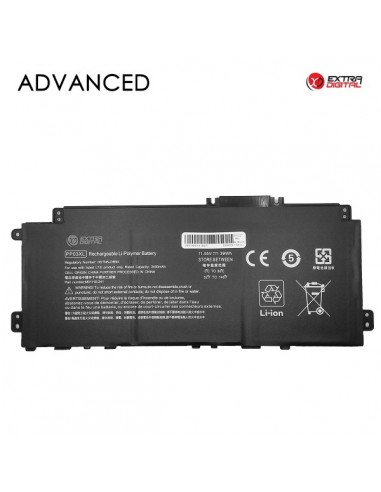 Nešiojamo kompiuterio baterija HP PP03XL, 3400mAh, Extra Digital Advanced
