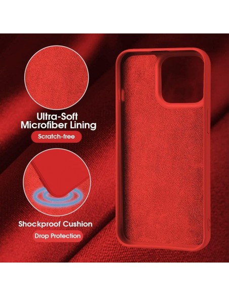 Dėklas X-Level Dynamic Xiaomi Redmi Note 13 Pro 5G raudonas