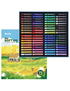 Aliejinių pastelių rinkinys ARRTX, 72 spalvų