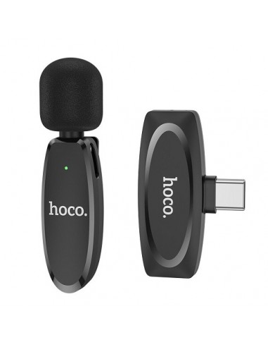 Bevielis skaitmeninis mikrofonas HOCO L15, prisegamas, USB Type-C