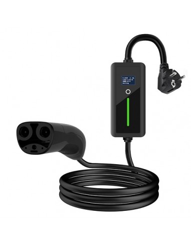 Elektromobilio nešiojamas įkroviklis TESLA NACS  - Schuko (220V), 6-16A, 3.5kW, 1-fazė, 5m