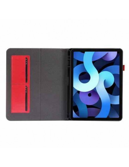 Dėklas Folding Leather Nokia T21 raudonas