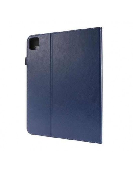 Dėklas Folding Leather Nokia T21 tamsiai mėlynas