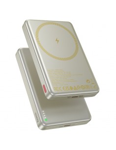 Išorinė baterija Power Bank Hoco Q26A PD20W Magnetic 10000mAh auksinė