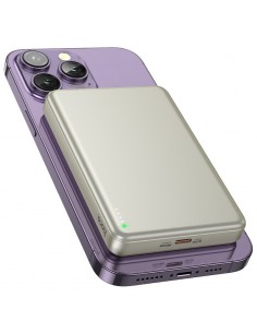 Išorinė baterija Power Bank Hoco Q26A PD20W Magnetic 10000mAh auksinė 2