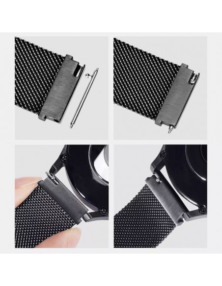 Apyrankė Dux Ducis Milanese Series For Smartwatches 22mm Silver