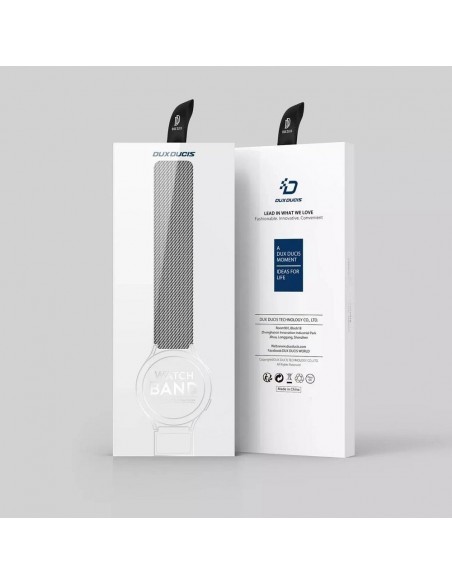 Apyrankė Dux Ducis Milanese Series For Smartwatches 22mm Silver