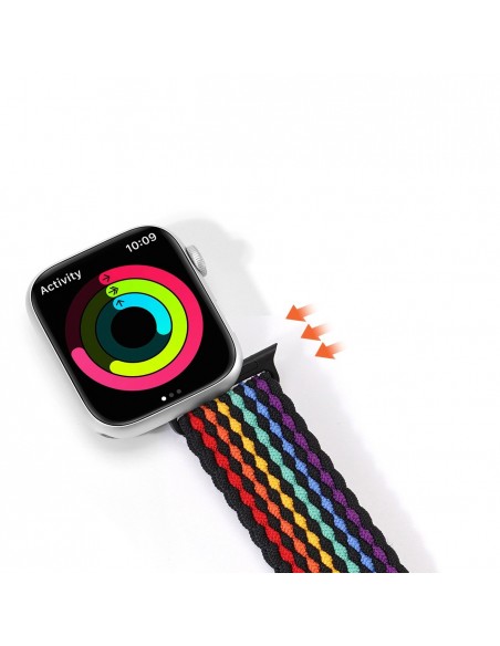 Apyrankė Dux Ducis Mixture II Series Apple Watch 38/40/41mm Dark Stripes