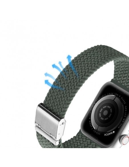 Apyrankė Dux Ducis Mixture II Series Apple Watch 38/40/41mm Olive Green