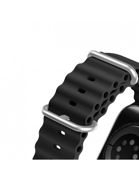 Apyrankė Dux Ducis OceanWave Series Apple Watch 38/40/41mm Black