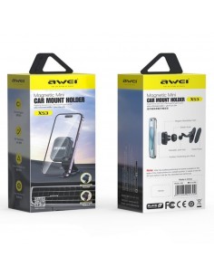Automobilinis telefono laikiklis Awei X53 Magnetic (dashboard) juodas 2