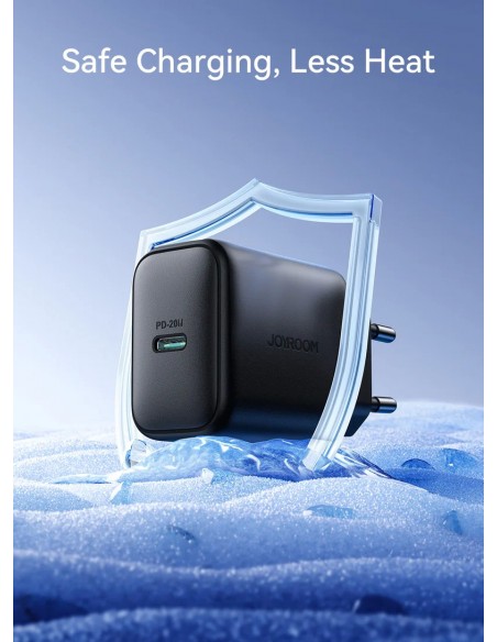 Įkroviklis Joyroom JR-TCF20 USB-C PD20W + USB-C to Lightning cable 1.0m baltas