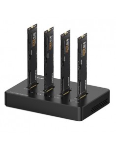 Premium Docking Station 4x M.2 NVME SSD, iki 10Gbps/SSD