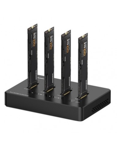 Premium Docking Station 4x M.2 NVME SSD, iki 10Gbps/SSD