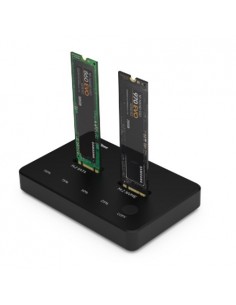 Docking Station 2x M.2 NVME+SATA SSD iki 10Gbps