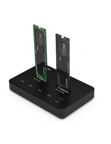 Docking Station 2x M.2 NVME+SATA SSD iki 10Gbps