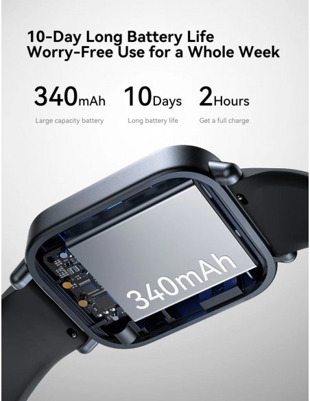 Išmanusis laikrodis Joyroom JR-FT3S Fit-Life Series (Make/Answer Call) Space Grey