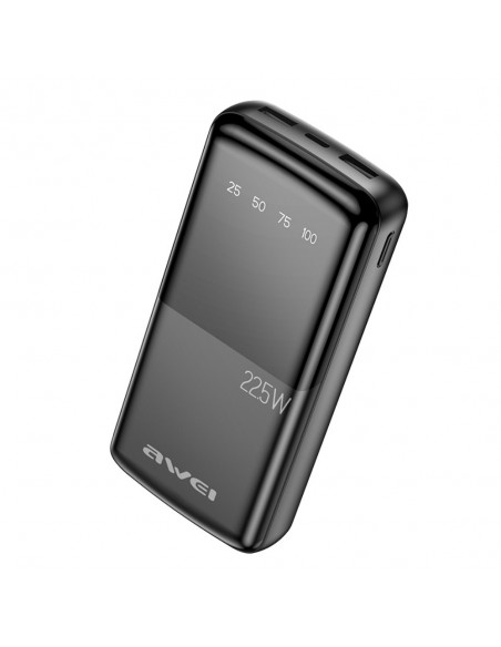 Išorinė baterija Power Bank Awei P13K PD20W/QC22.5W 20000mAh juoda