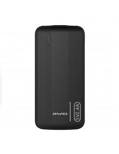 Išorinė baterija Power Bank Awei P20K 5V/2.4A 10000mAh juoda
