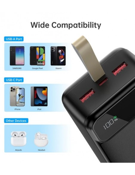 Išorinė baterija Power Bank Choetech B730 22.5W 30000mAh juoda