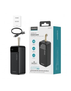 Išorinė baterija Power Bank Choetech B731 22.5W 40000mAh juoda 2