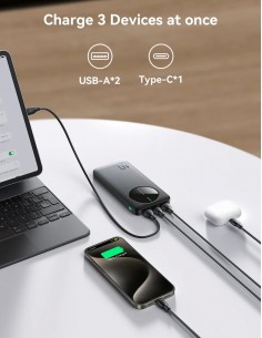 Išorinė baterija Power Bank Joyroom JR-PBF12 10000mAh juoda 2