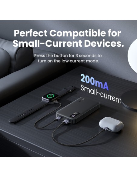 Išorinė baterija Power Bank Ugreen PB311 20W 10000mAh (25742) juoda
