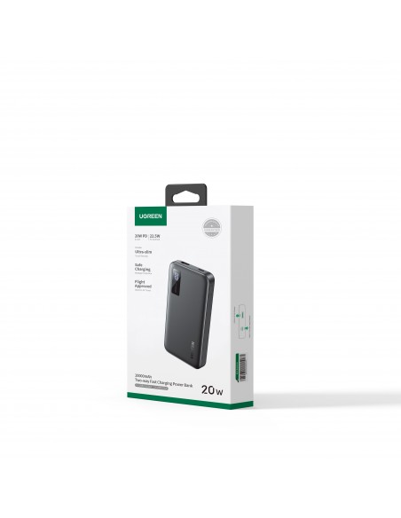 Išorinė baterija Power Bank Ugreen PB311 20W 10000mAh (25742) juoda